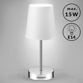 Deuba Lampa de masa Lumiere 32x13x13cm - alba
