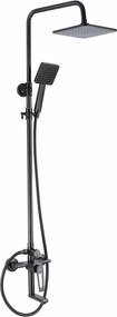 Coloana de dus cu pipa cada Rea Blade Old negru mat