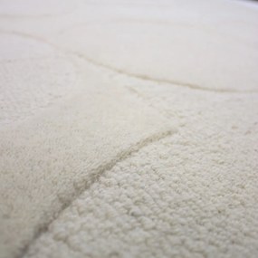 Covor fildeș țesut manual din lână 160x230 cm Gigi – Flair Rugs