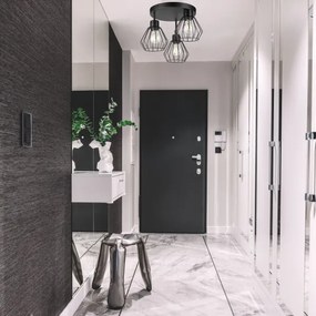 Lustră aplicată AUDREY 3xE27/60W/230V negru