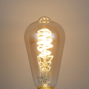 Bec LED inteligent E27 reglabil ST64 chihlimbar 4.9W 320lm 2500K