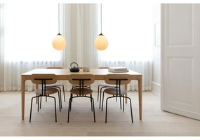 Abajur negru-alb ø 27 cm Around the World Medium – UMAGE