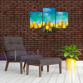 Tablou - Lalele galbene (90x60 cm)