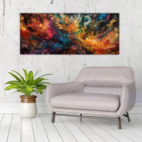 Tablou - Abstracția culorilor II. (120x50 cm)
