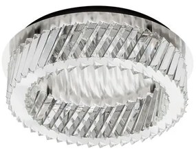 Lustra aplicata LED, cristale sticla ARIETTA 43cm