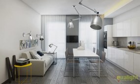 Pendul directionabil design modern ZYTA S ALU gri