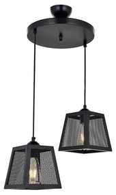 Pendul Gambi 2 brate 16322, 2xe27, 30x70 cm, 60 w, negru