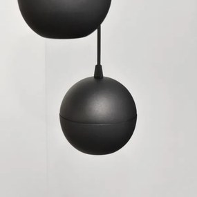Lustră LED pe cablu MIDWAY 4xGU10/4,8W/230V neagră