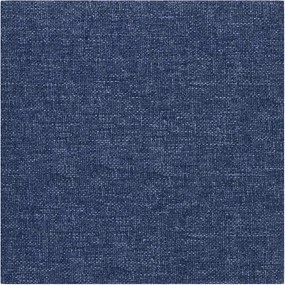 vidaXL Tăblie de Pat pentru Perete 12 pcs albastru 30 x 30 cm țesătură