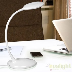 Veioza LED / Lampa de birou LED 4000K SCOOP WHITE SV-552758