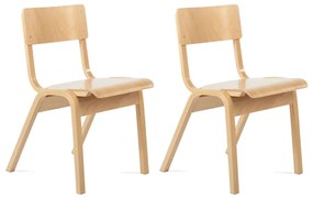 443112 KidsDepot Set scaune „Dim” 2 buc, placaj