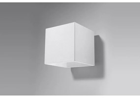 Aplică de perete albă Geo – Sollux