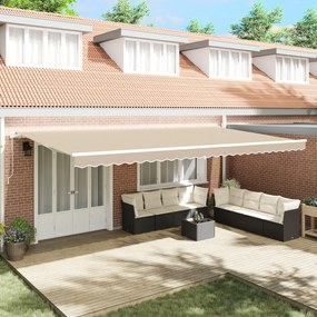 vidaXL Marchiză de Înlocuire 6x3 m Bej