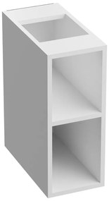 Dulap coloana mediu suspendat Asger 1 raft 20 cm alb lucios