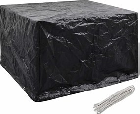 vidaXL Husă mobilier grădină, 8 ocheți,135x135x90 cm