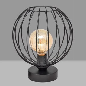 Lampă de masă MERCURE 1xE27/15W/230V neagră