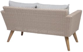Set canapele pentru grădină Victoria (maro). 1011704