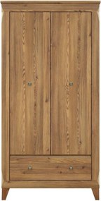 Dulap BERGEN, stejar zada Sibiu, PAL, cu 2 usi si un sertar, 102x63x20