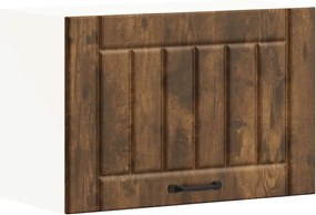 vidaXL Dulap de bucatarie "Lucca" din lemn de stejar afumat