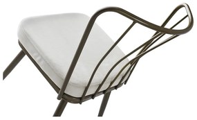 Scaune de dining gri 2 buc. din metal Yildiz – Kalune Design