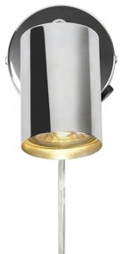 Aplica cu spot directionabil design nordic Explore crom