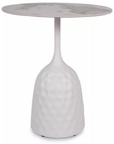 Masuta de cafea Salo A marmura alba ø50/h60 cm