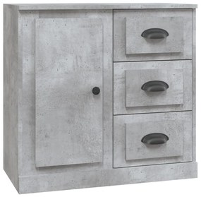 816196 vidaXL Servantă, gri beton, 70x35,5x67,5 cm, lemn prelucrat
