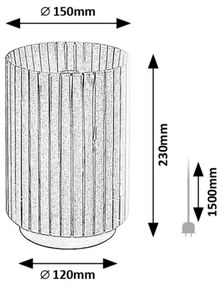 Veioza, Lampa de masa moderna Revan