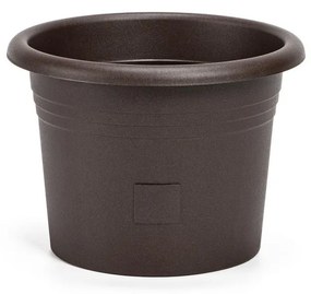 Plastia Ghiveci cu auto-irigare Narza diametru 30cm, ciocolatiu, diam. 30 cm