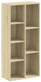 852791 vidaXL Bibliotecă, stejar sonoma, 50x25x105 cm, lemn prelucrat