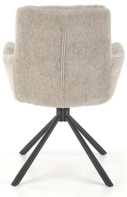 Scaun de bucaterie Leary, bej
