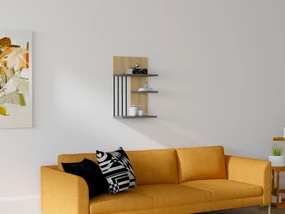 Raft Basimo (stejar zafir + antracit) . 1095824