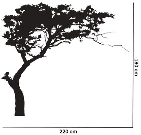 Autocolant de perete "Arborele - partea dreaptă" 180x220cm