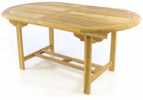 Masă ovală de grădină DIVERO - extensibilă - 170/230 cm