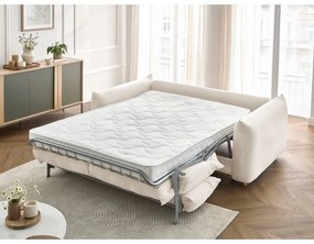 Canapea crem extensibilă 234 cm Ernest – Bobochic Paris