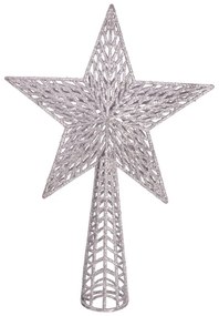 Vârf argintiu pentru pomul de Crăciun Unimasa, ø 18 cm