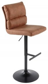 Set 2 scaune de bar Comfort microfibra maro vintage