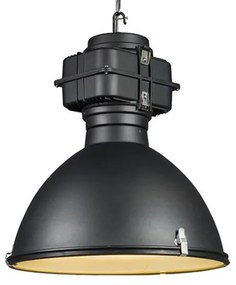 Lampă industrială modernă cu pandantiv neagră 53 cm incl. A60 Wifi - Sicko