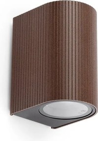 Aplica perete exterior IP65, 1xGU10 ESTELA maro ruginiu