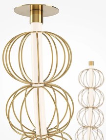 Lustra LED suspendata design decorativ Golden Cage