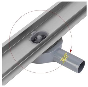 Rea Neox Pro rigola liniara 50 cm crom REA-G5806