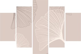 Tablou - Frunze bej N⁰6 (150x105 cm)