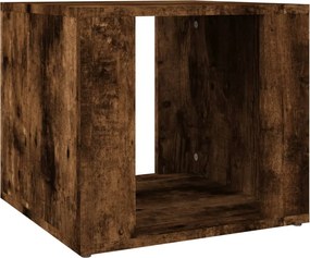 vidaXL Noptieră, stejar fumuriu, 41x40x36 cm, lemn compozit