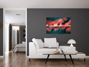Tablou - Explozie în petrol (90x60 cm)