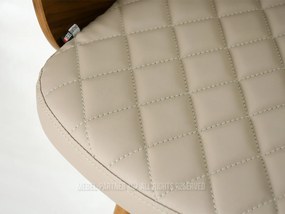 Scaun Aimee H (bej închis + nuc). 1110637