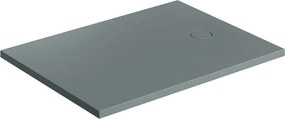 Cadita de dus compozit Omnires AquaRock M+ dreptunghiulara gri cenusa mat 90x120 cm