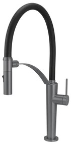 Baterie de chiuvetă cu pipă flexibilă Deante BRC_D72M CORDA titan