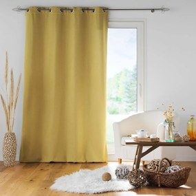 Draperie galbenă antifonică 140x260 cm Jupiter – douceur d'intérieur