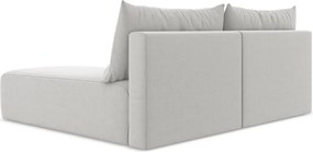 Colțar gri deschis extensibil/cu spațiu de depozitare cu tapițerie din catifea (cu colț pe partea dreaptă/cu șezlong) Kalena – Makamii