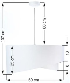 Lustră pe cablu GALAXY 1xE27/60W/230V